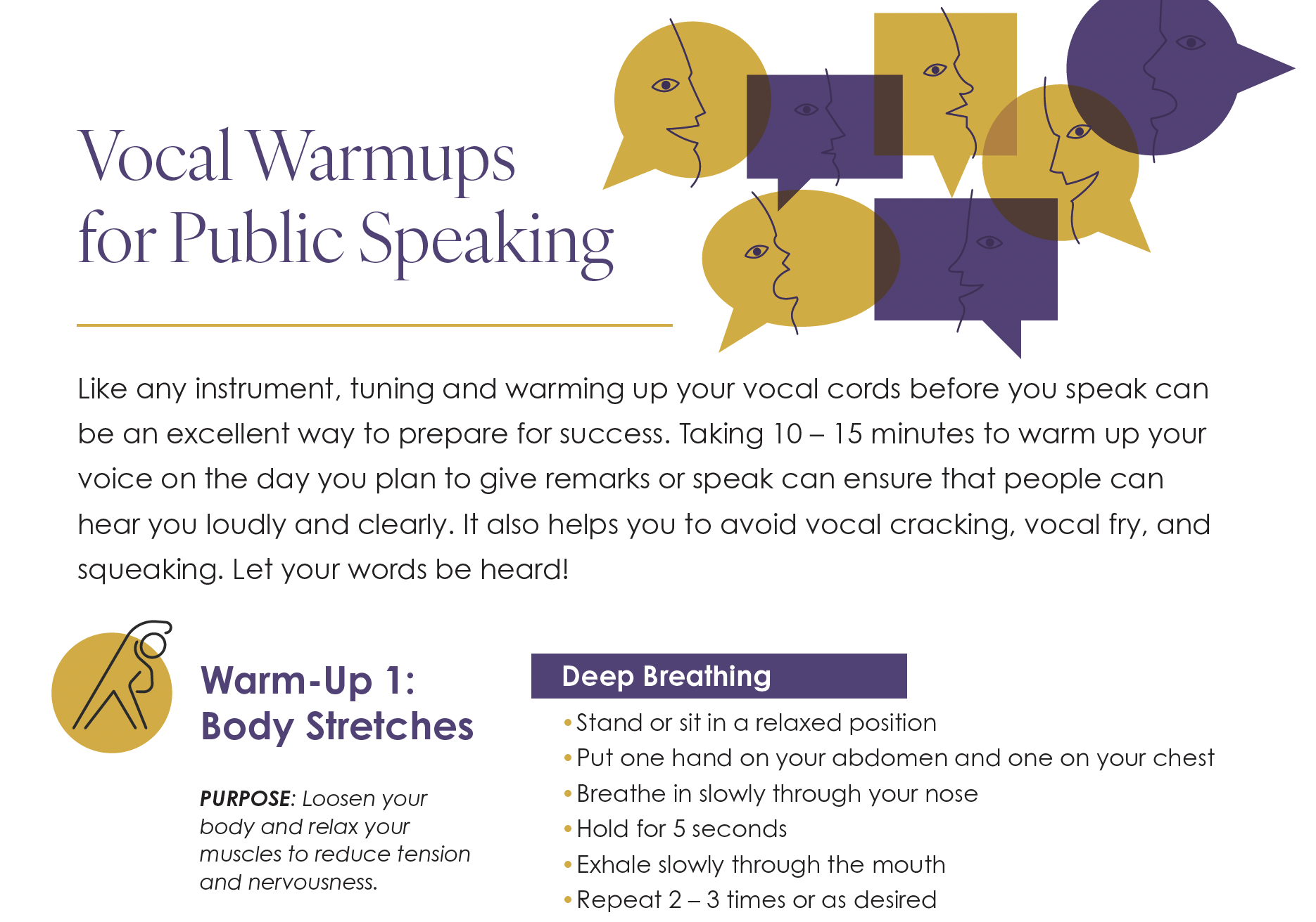 Screenshot of Vocal Warmups Handout